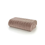 Hockley Large Soft Throw – Quilted 150x200cm Warm Modern Blanket | 150cm x 200cm | Fawn