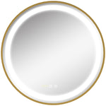 Wall Mounted Led Bathroom Mirror 3 Light Colours