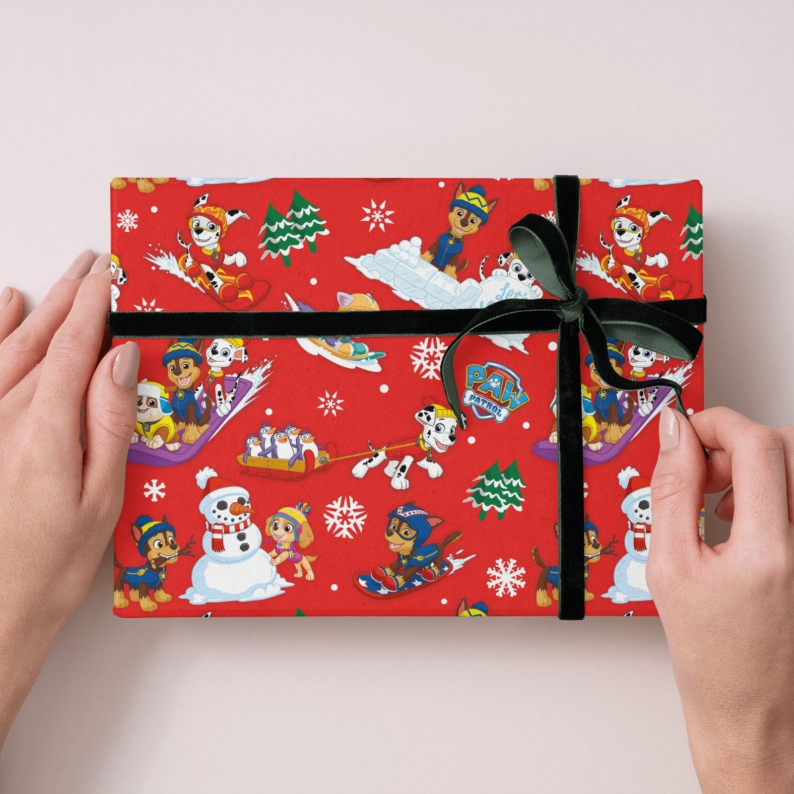 Paw Patrol Christmas Wrapping Paper 4m Roll Official Product