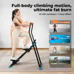 Centra Foldable Vertical Climber Exercise Machine Full Body Cardio Fitness