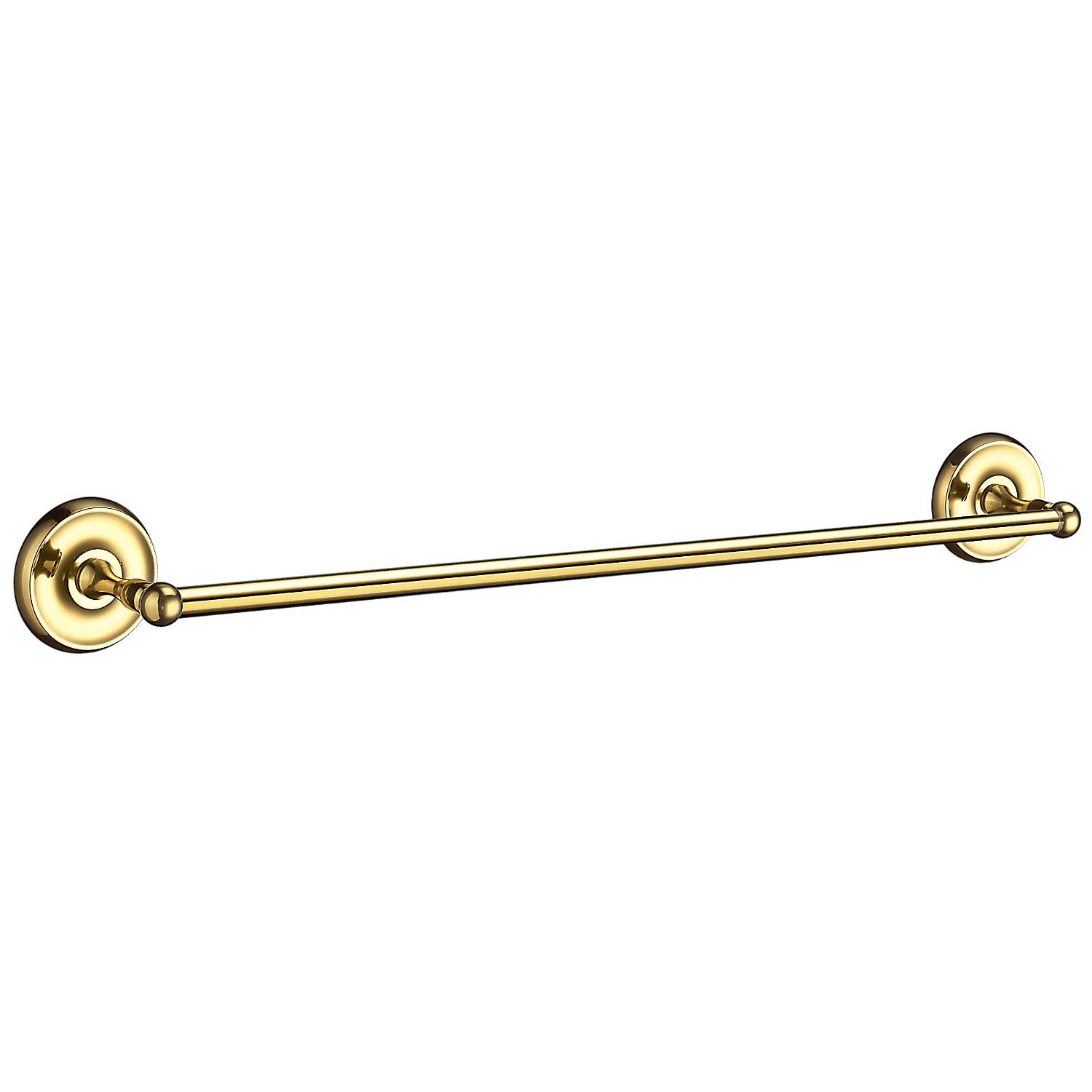 Towel Rail Wall Mounted Bathroom Storage Non Rust Brass | Single | Polished Brass