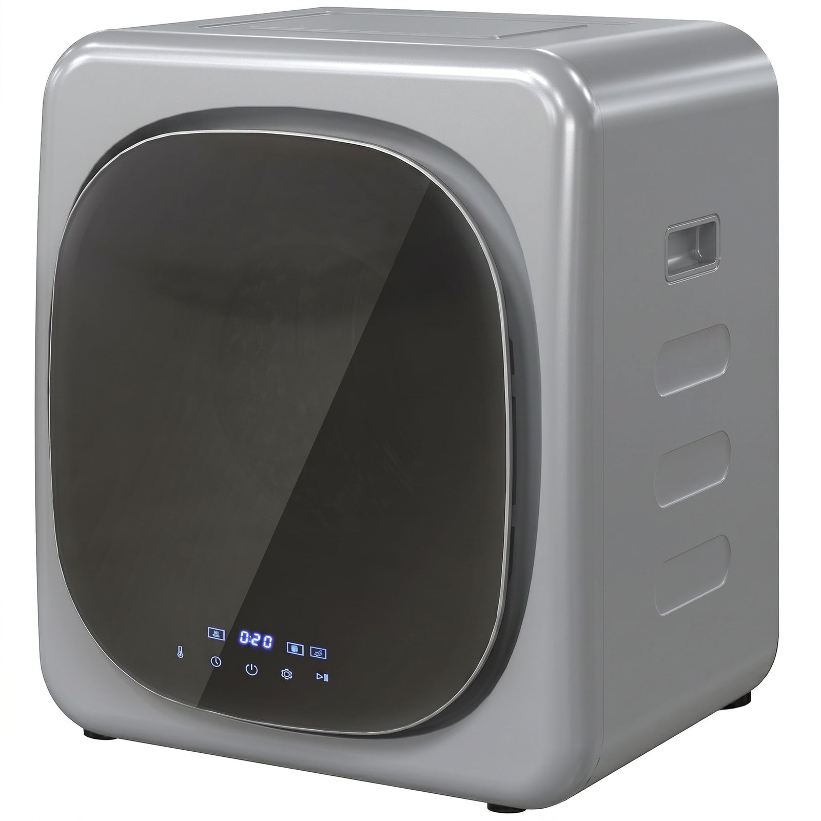 2.5kg 800w Vented Tumble Dryer With Stainless Steel Tub | Silver