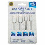 Iphone Usb Data Cable 1m White Twin Pack