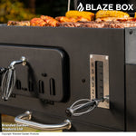 Blazebox 24" Trolley Charcoal Bbq Grill & Smoker