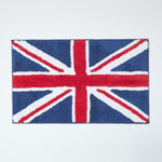 Union Jack Flag Cotton Bath Mat
