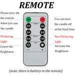 3pcs Flameless Led Candle Set With Remote Control