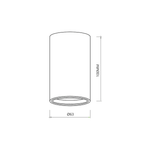 Genesis Spotlight Gold Aluminium 1xgu10 10cm