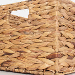 Water Hyacinth Rectangular Storage Basket | Medium | Brown