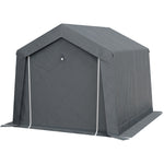 Garden Storage Shed, Waterproof And Heavy Duty Portable Shed | Medium | Dark Gray
