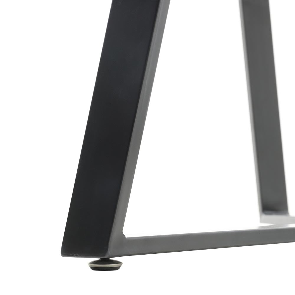 100cm Dia X 75cm H Round Dining Table,tempered Glass Top With Black Powder-coated Iron Legs