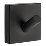 Towel Hooks Wall Mounted Storage Non-rust Brass Core | Single | Black