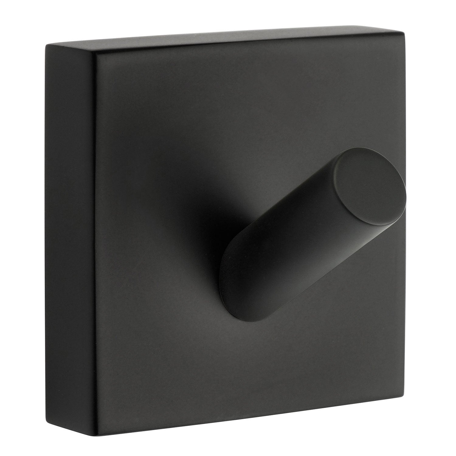 Towel Hooks Wall Mounted Storage Non-rust Brass Core | Single | Black