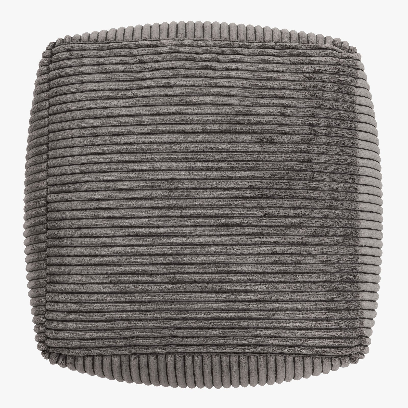 Theo Cord Bean Bag Pouffe Footstool | Charcoal