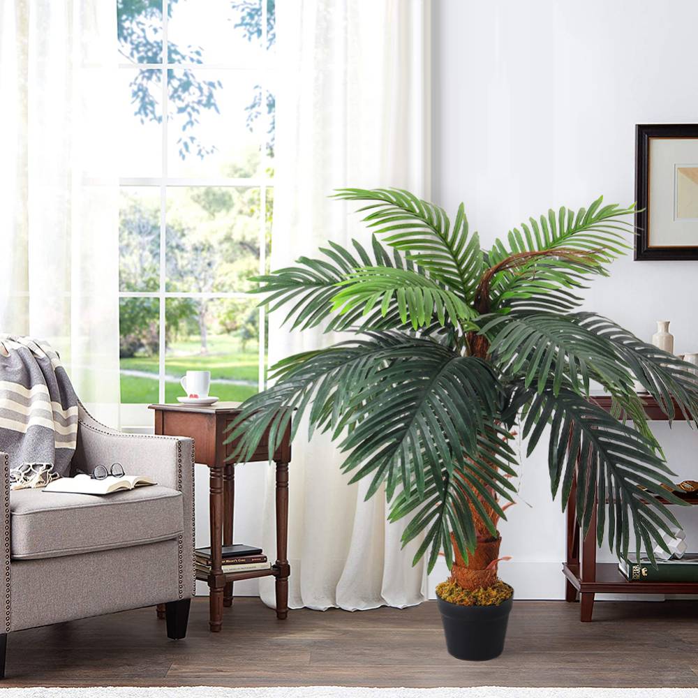 Artificial Potted Plant Palm Tree For Home Decoration