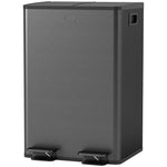 2 X 28l Dual Kitchen Bin Pedal Bin For Recycling And Waste | Black