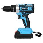 21v Cordless Drill Combi Driver Electric Screwdriver Set 1 Battery | Blue