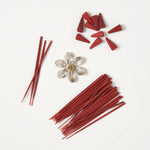 HOMESCAPES Zen Incense Gift Set, Rose & Black Oudh
