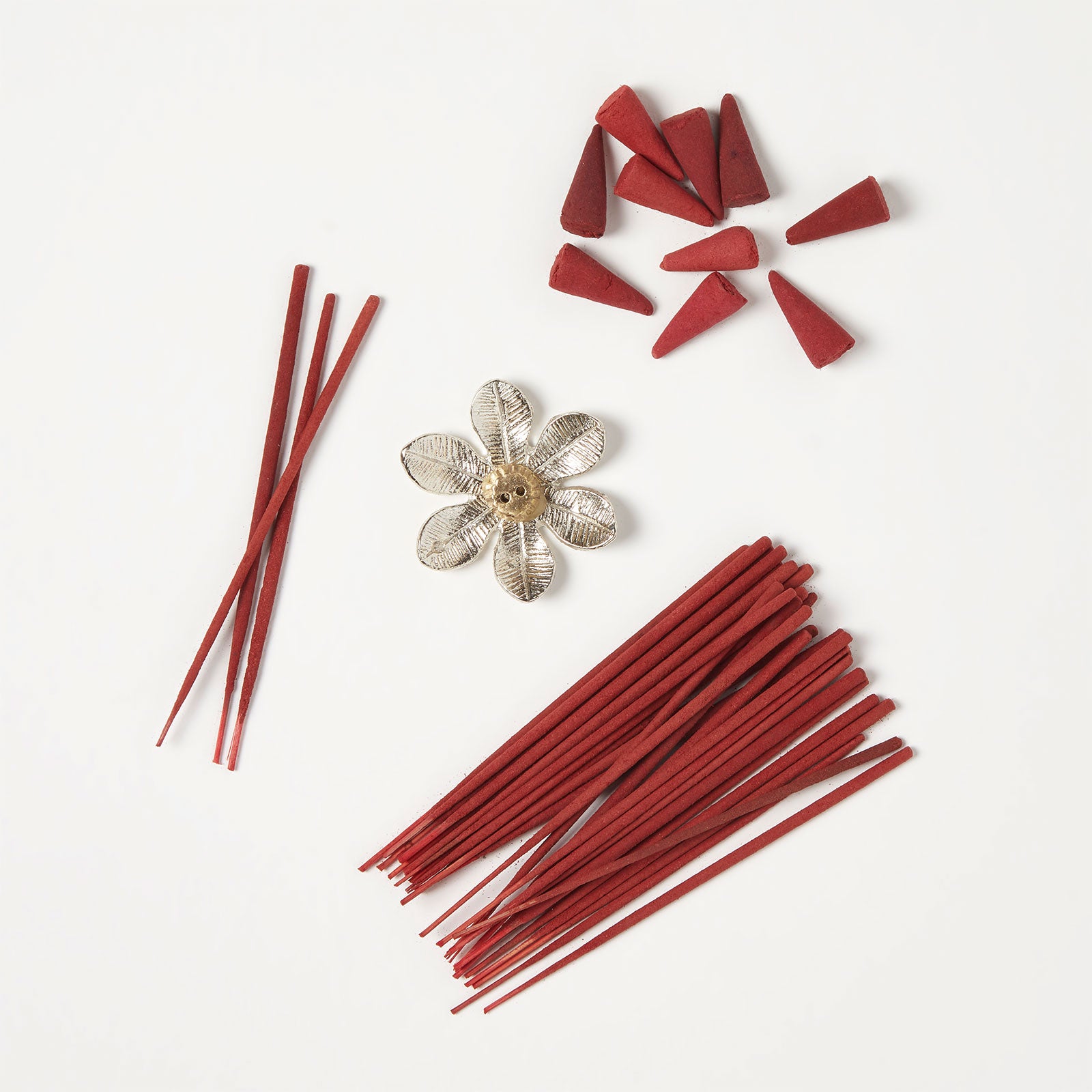 HOMESCAPES Zen Incense Gift Set, Rose & Black Oudh