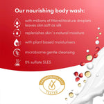Advanced Care Body Wash Reviving For 24hrs Renewing Micromoisture, 6x400ml