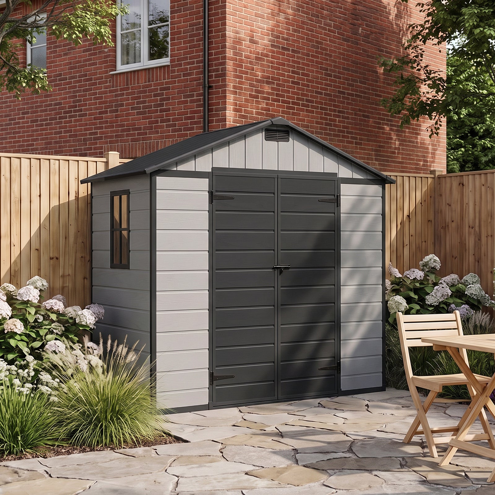 Breeins 8x4 Ft Large Garden Storage Shed