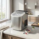 Ice Maker Machine Countertop, 9 Cubes Ready In 7 Mins, 12 Kg In 24hrs