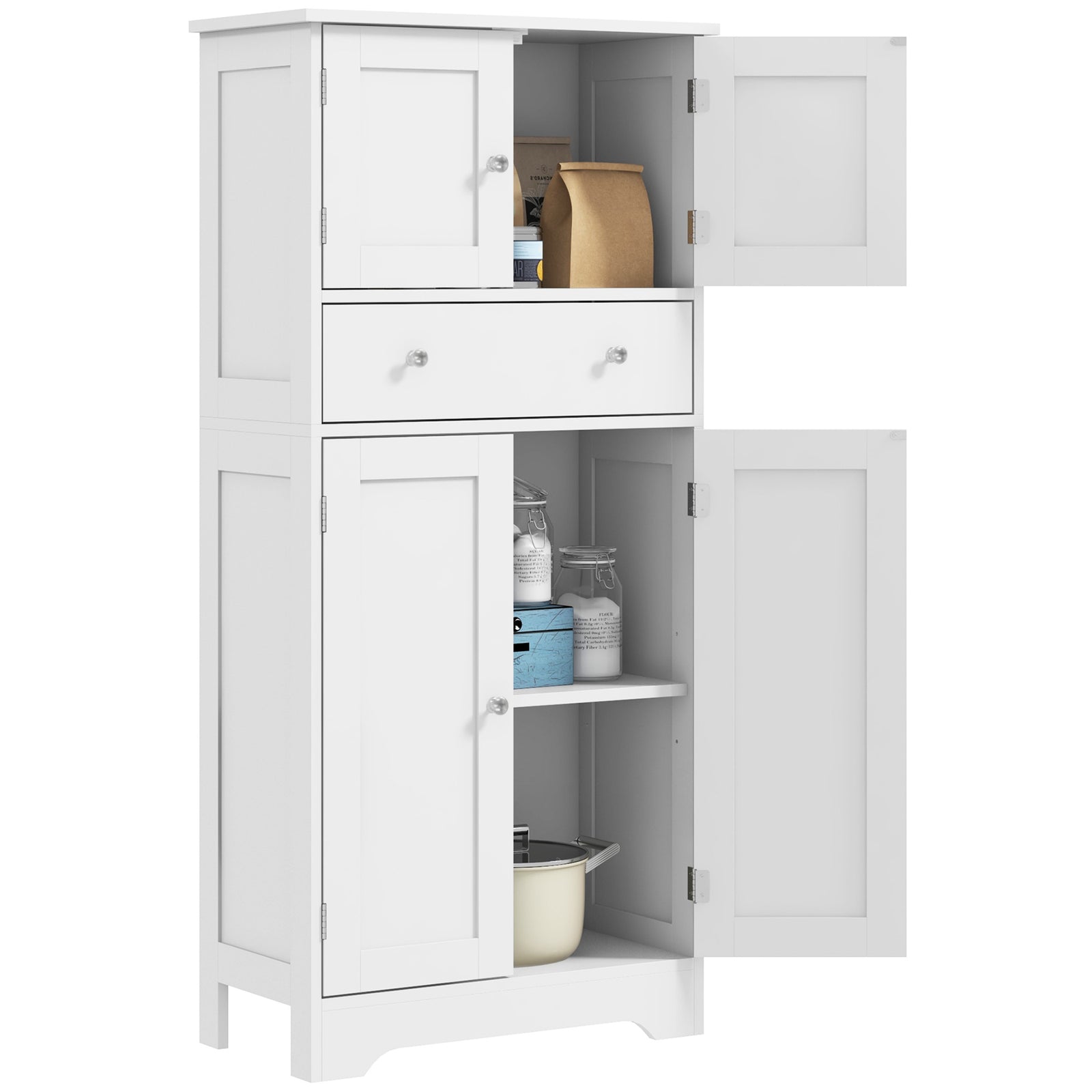 Kitchen Cabinet With Drawer, Adjustable Shelf