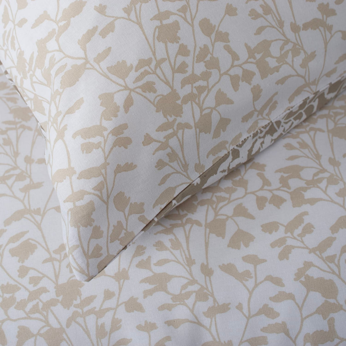 Elsie Cotton Printed Duvet Cover Set | Double | Green