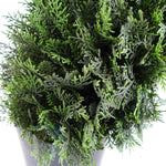 Leaf 120cm Pair Of Spiral Cedar Tree Artificial Topiary
