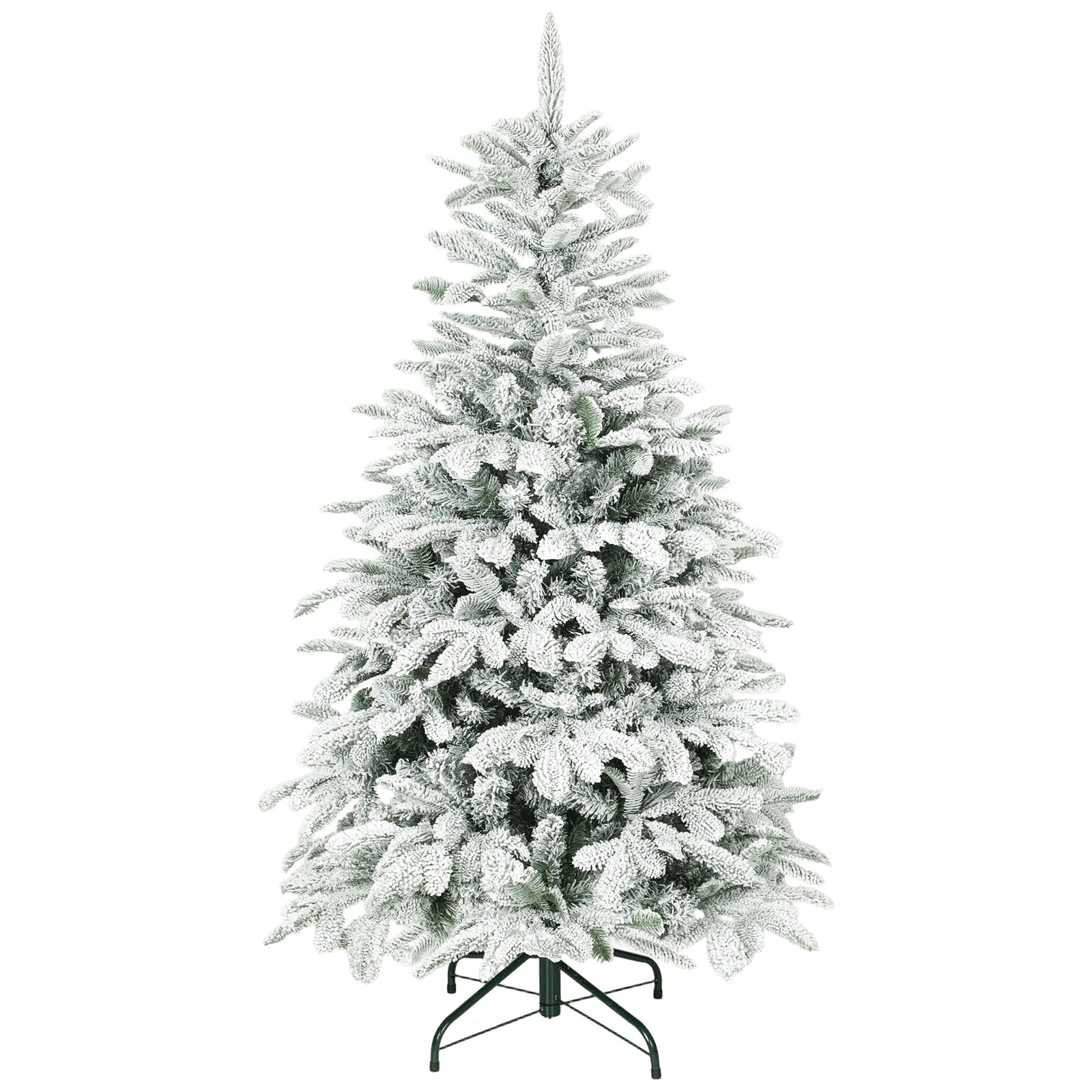 Artificial Christmas Tree, Hinged Xmas Tree | 5ft | Green