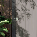 5ft X 3ft Metal Lean To Garden Shed With Lockable Door