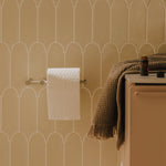 Toilet Roll Holder, Logic Collection | Brushed Brass