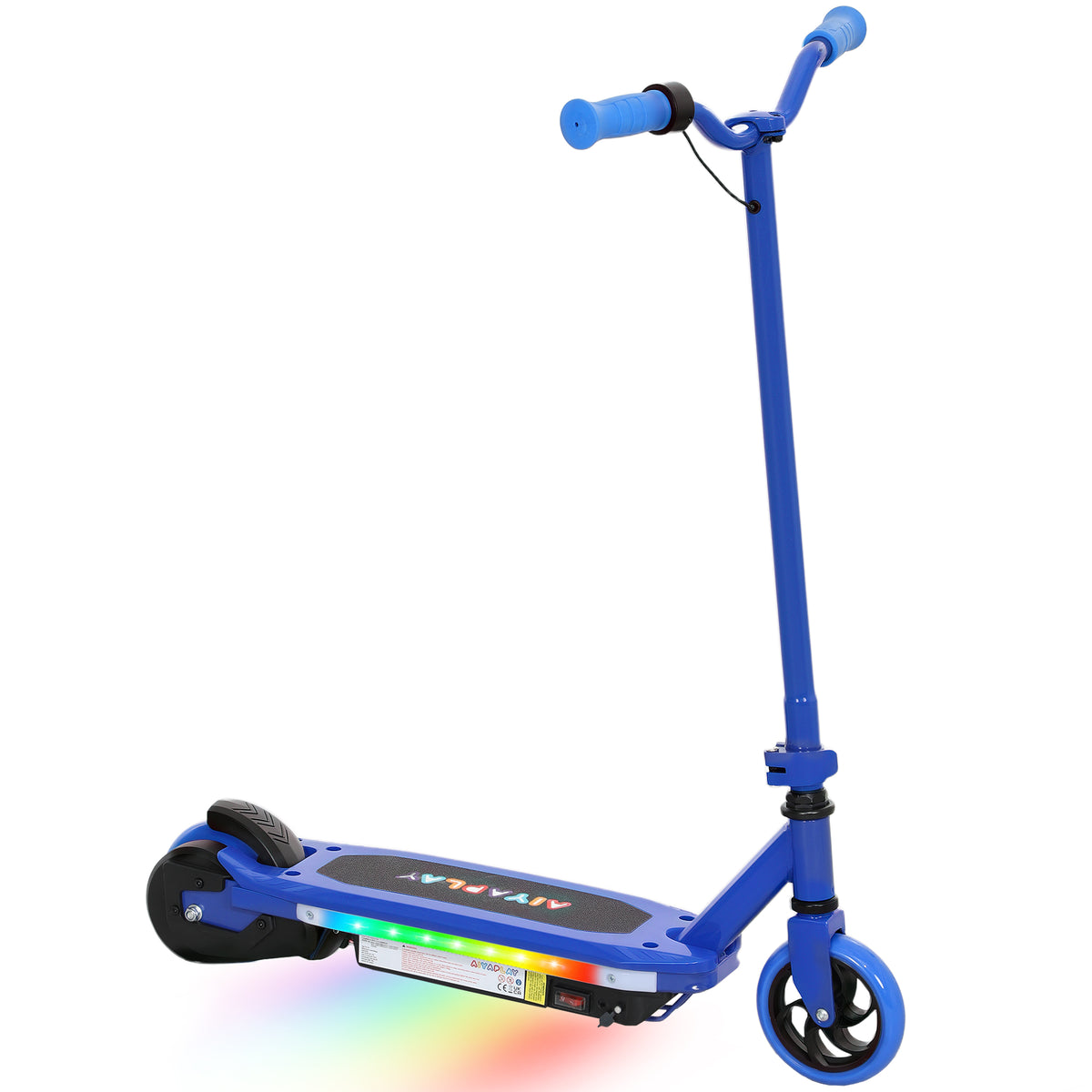 Electric Scooter For Ages 6-14, With Colourful Light | Blue
