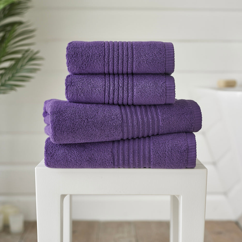 Quik Dri 100% Cotton Towels | Bath Towel | Violet