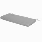 Light Grey 2-seater Bench Cushion