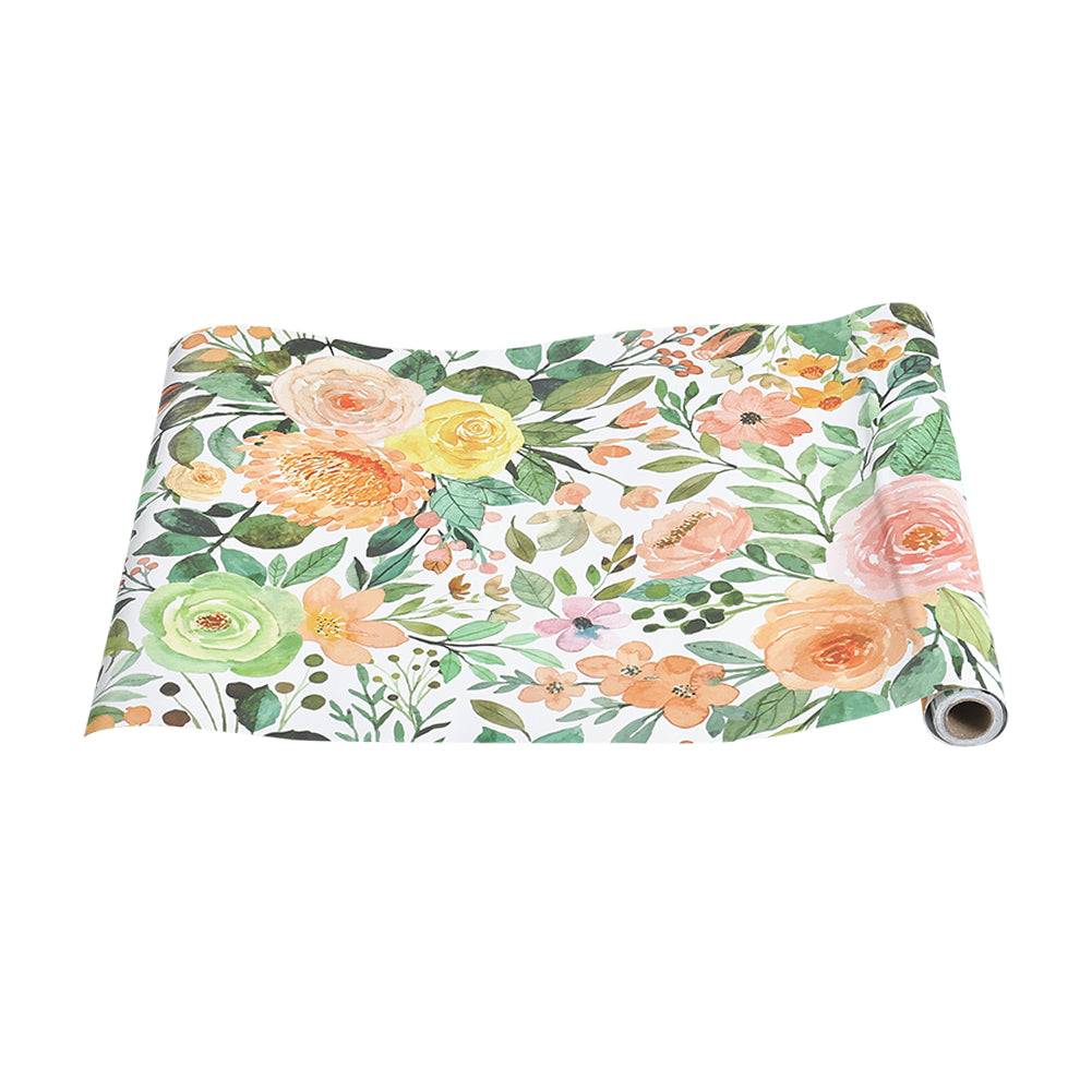 European Countryside Style Floral Wallpaper Roll Self Adhesive