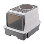 Fully Enclosed Cat Litter Box With Uv Sterilization Rechargeable Smart Cat Toilet