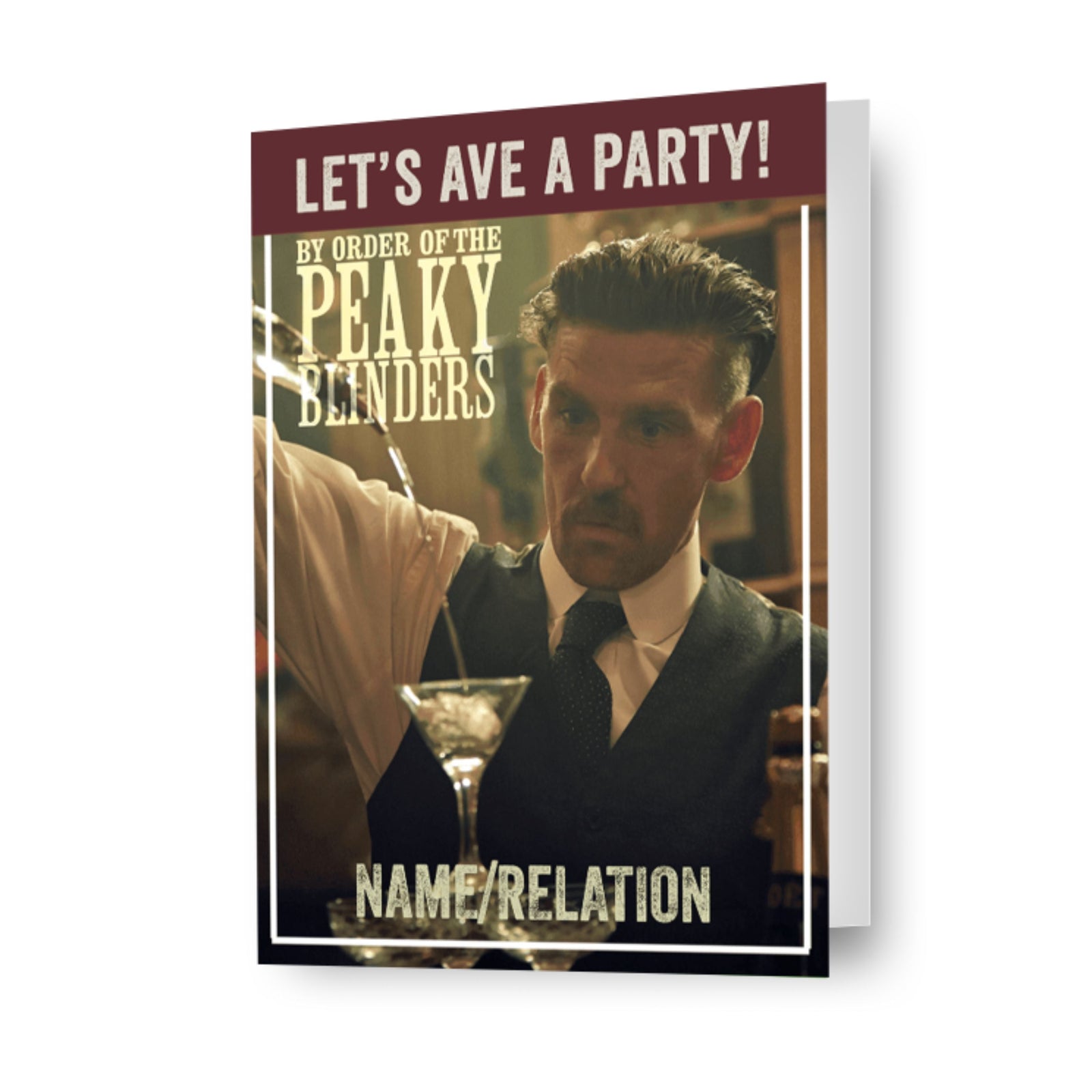 Personalised Party Birthday Card Official Product