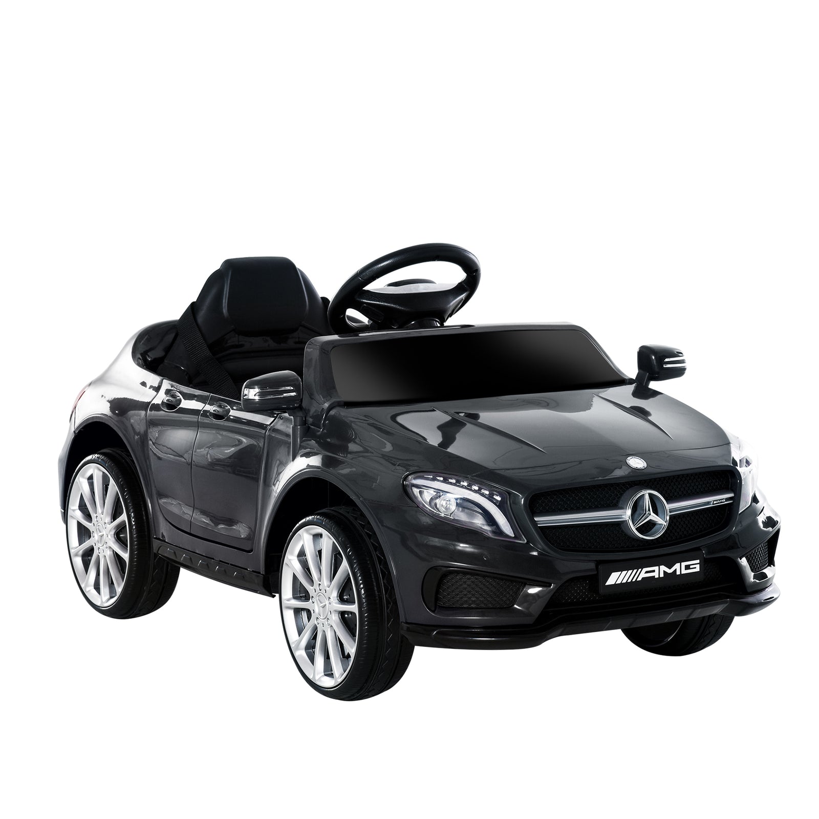 6v Licensed Mercedes Benz Kids Ride On Car W/ Remote Light Music | Black