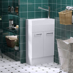 Bathroom Wash Basin Vanity With Ceramic Sink Base Cabinet