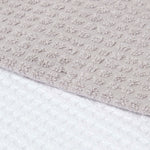 HOMESCAPES "cook" Waffle Cotton Tea Towels, Set Of 2