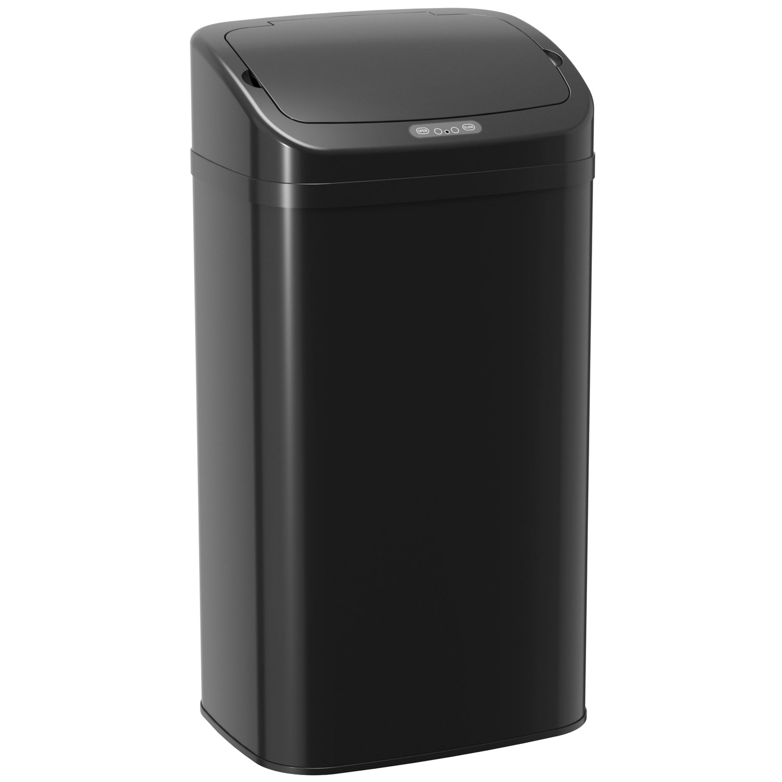 48l Sensor Bin, Stainless Steel Kitchen Bin With Automatic Close | Black