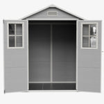 Breeins 6x4 Ft Garden Storage Shed With Lockable Door