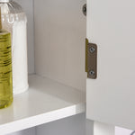 HOMCOM Bathroom Wall Cabinet, Medicine Cabinet W/ Adjustable Shelf, White