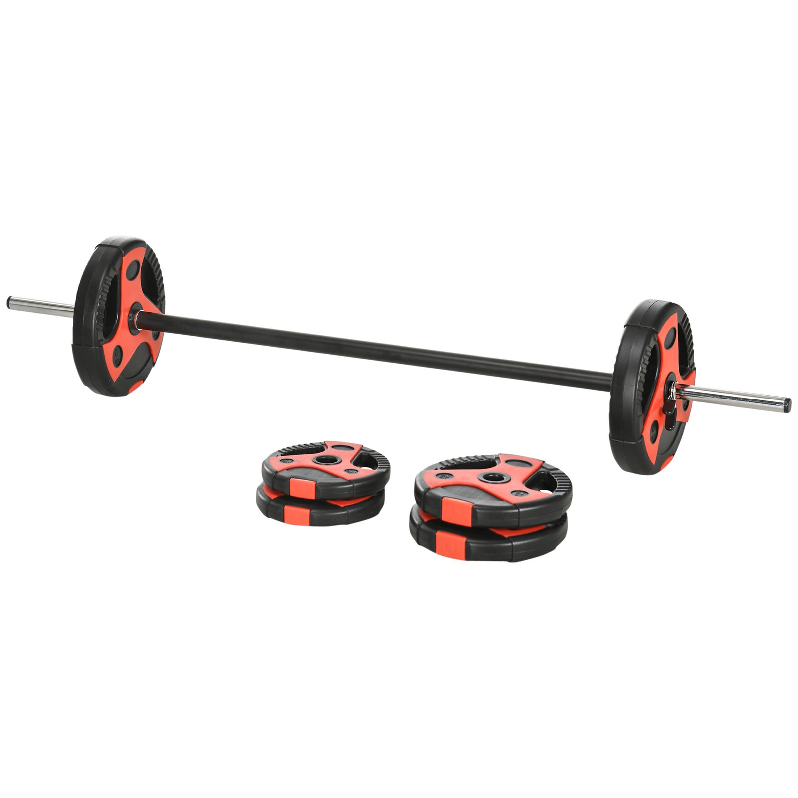 20kg Adjustable Barbell Set For Home Gym | Black