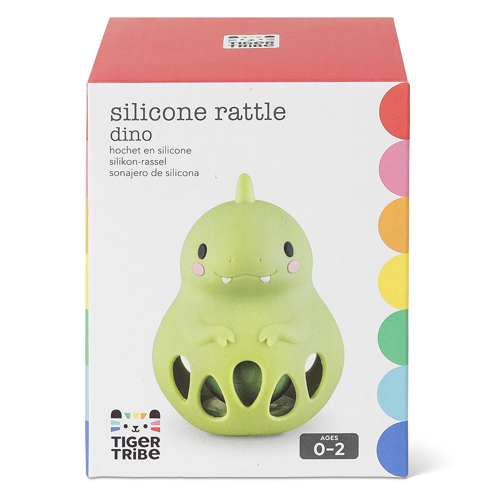 Silicone Dinosaur Rattle For Babies