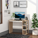 Duo Work Desk With 3-tier Shelves