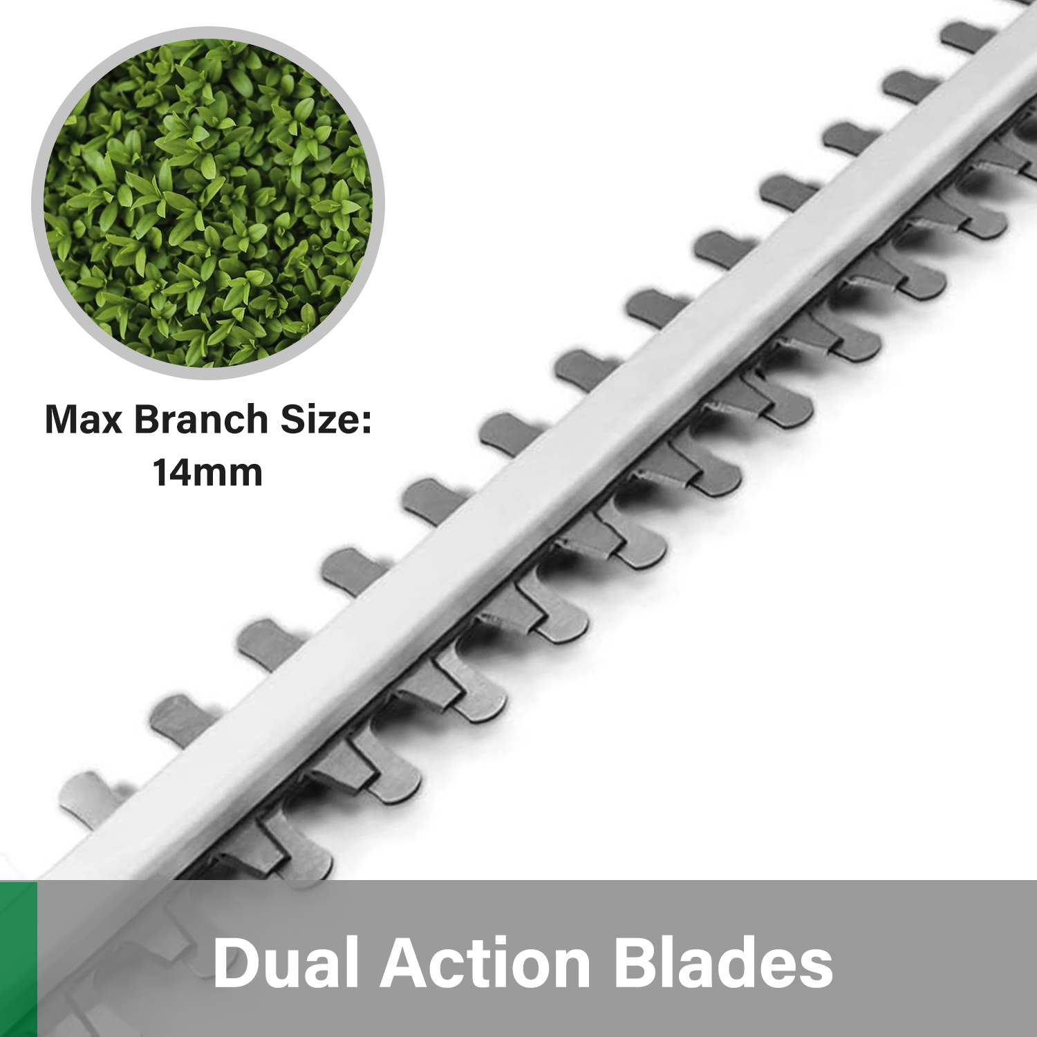 Cordless Hedge Trimmer Long Reach 18v Li Ion Battery Shoulder Strap And Charger Included