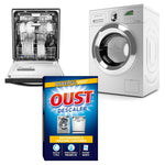 Oust Dishwasher & Washing Machine Deep Cleaning Descaler, 2sachets