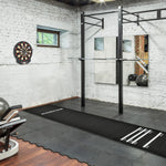 Darts Rubber Mat With 4 Throwing Distances, Black