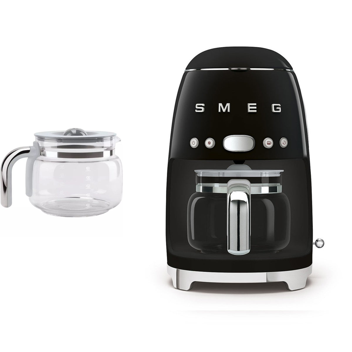 Dcf02 Drip Filter Coffee Machine With Spare Glass Carafe | Black
